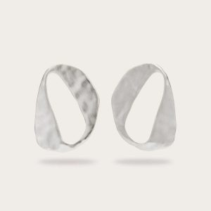 RUE EARRING - ANTIQUE SILVER
