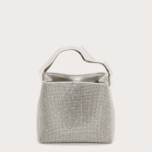 SOLENE MINI RHINESTONE BAG - CLEAR